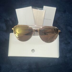 Michael Kors Barcelona Polarized Sunglasses in Rose Gold